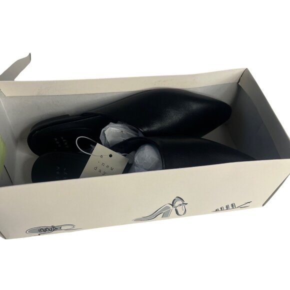 A New Day Vienna Flats Shoes Womens Size 7 Black New With Box Memory Foam - Picture 9 of 10